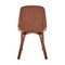Armen Living Brinley Cream Faux Leather and Walnut Wood Dining Room Accent Chair LCBNSIWACR - alternate 5